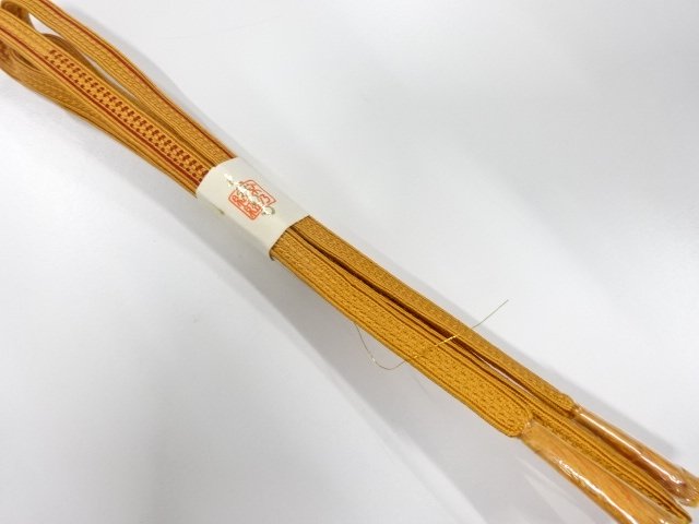 JAPANESE KIMONO / UNUSED HAND-TIED OBIJIME